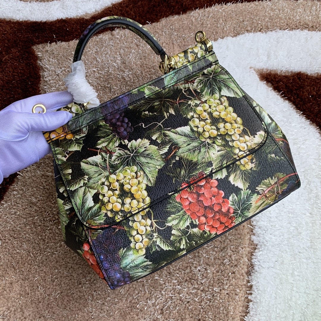 GLAMI MeGLAMIum Sicily Handbag Unique Print Motifs Muticolour For Women 10.2in/26cm GLAMI