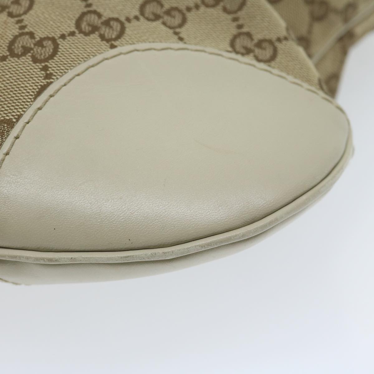 GUCCI GG Canvas Web Sherry Line Shoulder Bag Beige Red Green 257065 62082