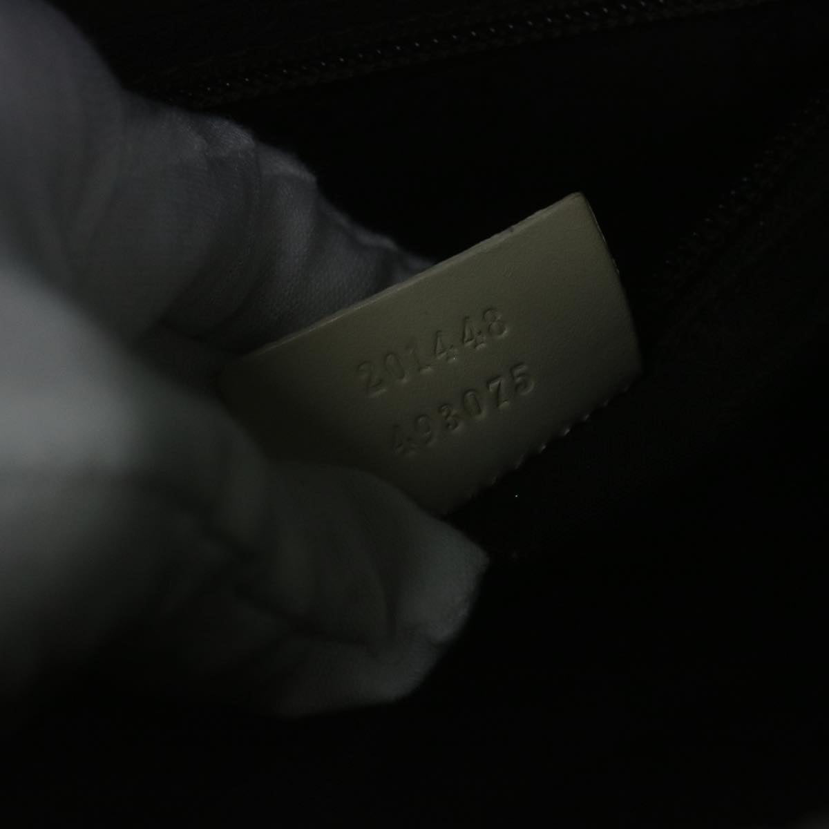 GUCCI GG implementation Shoulder Bag White 201448 62086