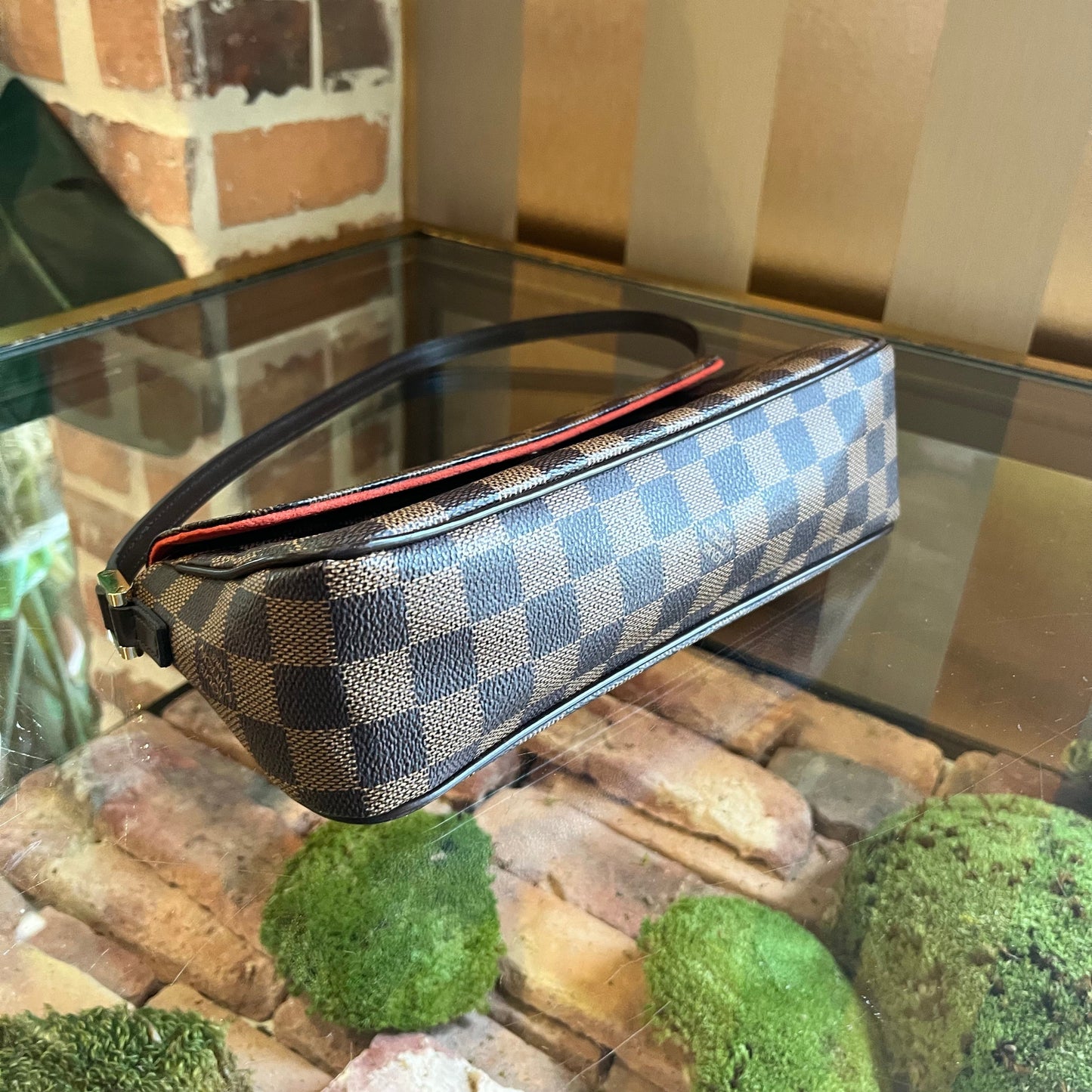 LOUIS VUITTON Recoleta Damier Ebene Canvas Shoulder Bag