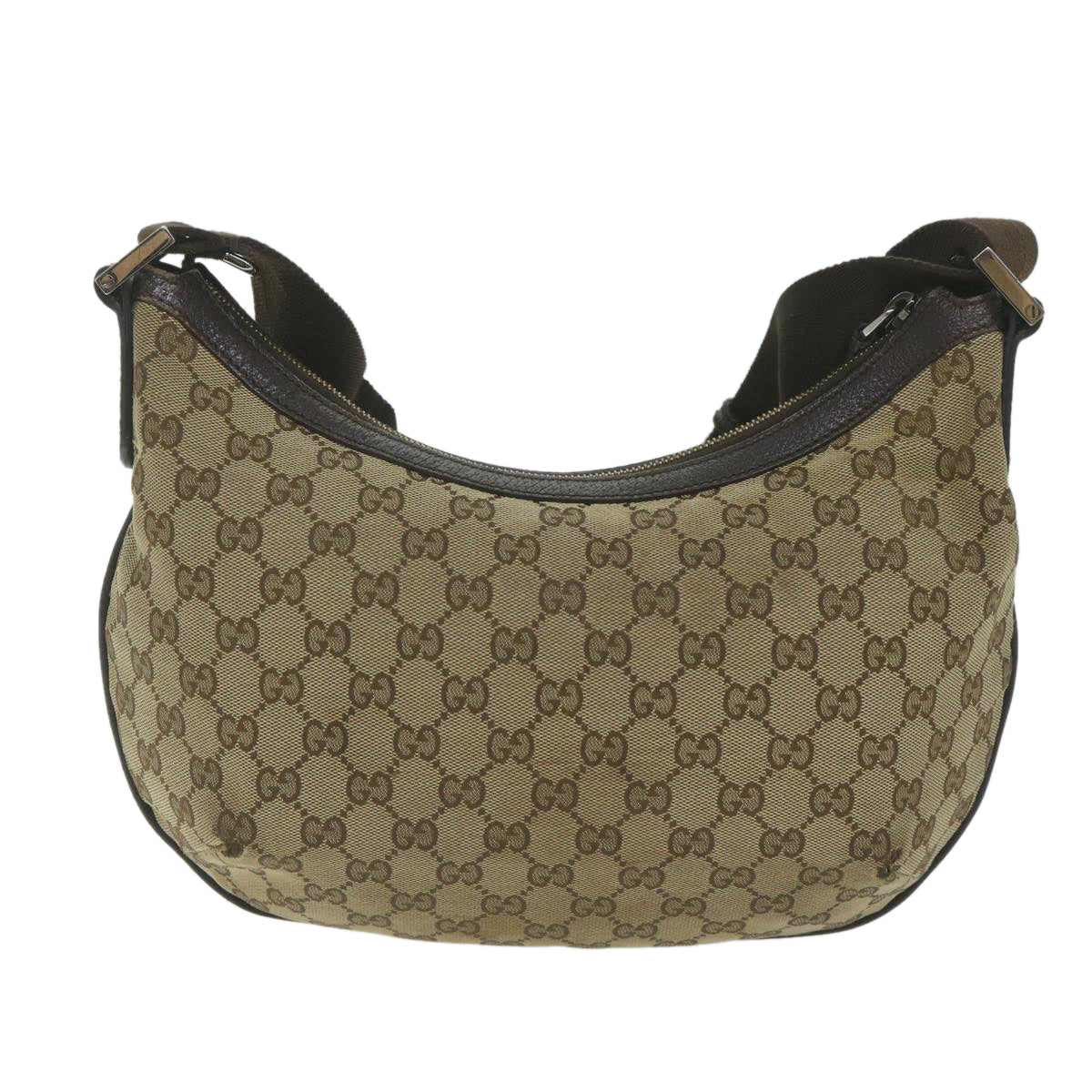 GUCCI GG Canvas Shoulder Bag Beige 181092 62236