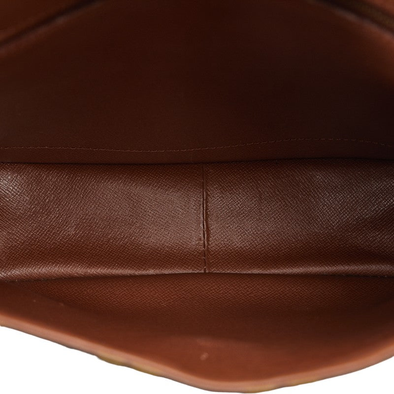 Louis Vuitton Monogram M51242 Shoulder Bag PVC/Leather Brown
