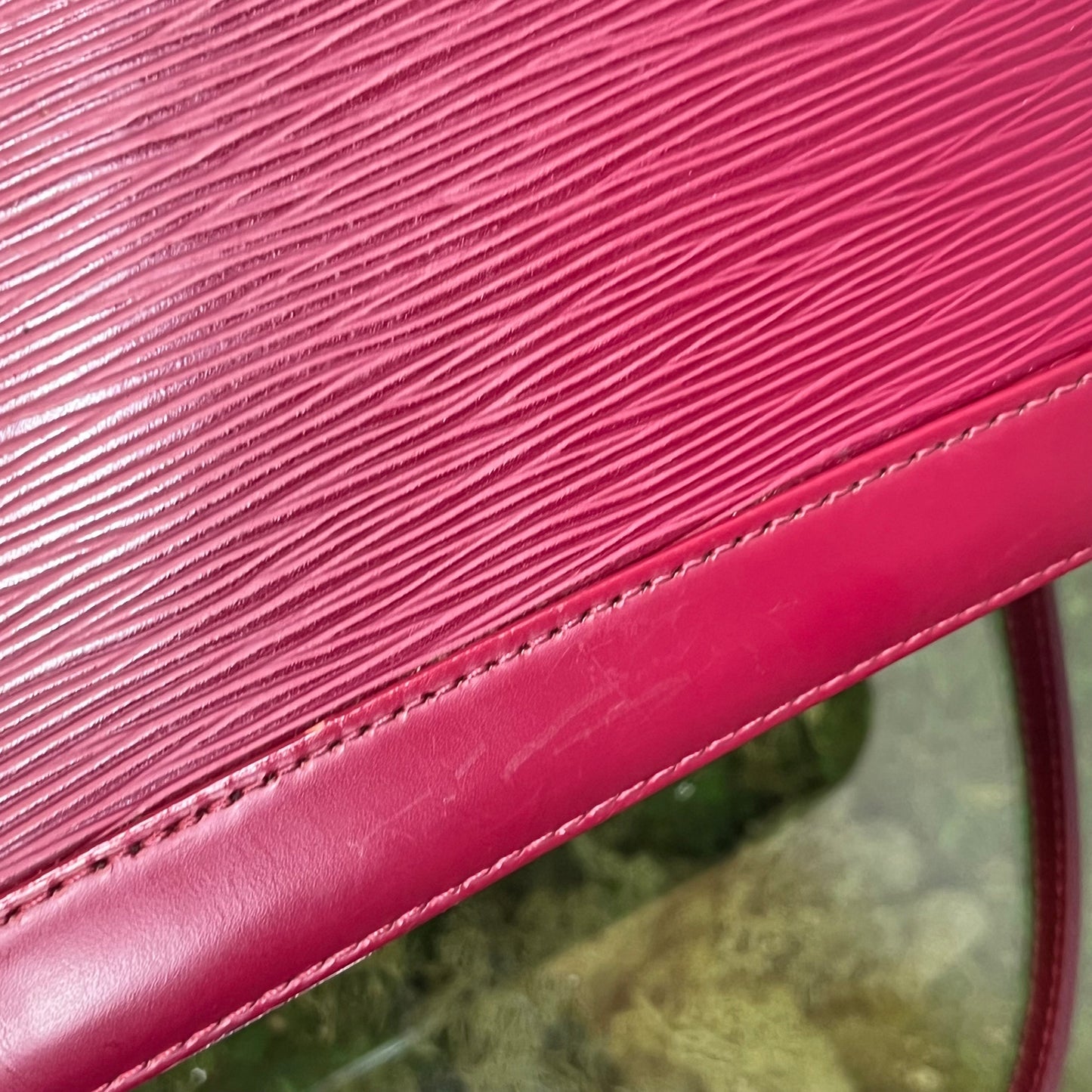 LOUIS VUITTON Alma BB Epi Leather Top Handle Bag
