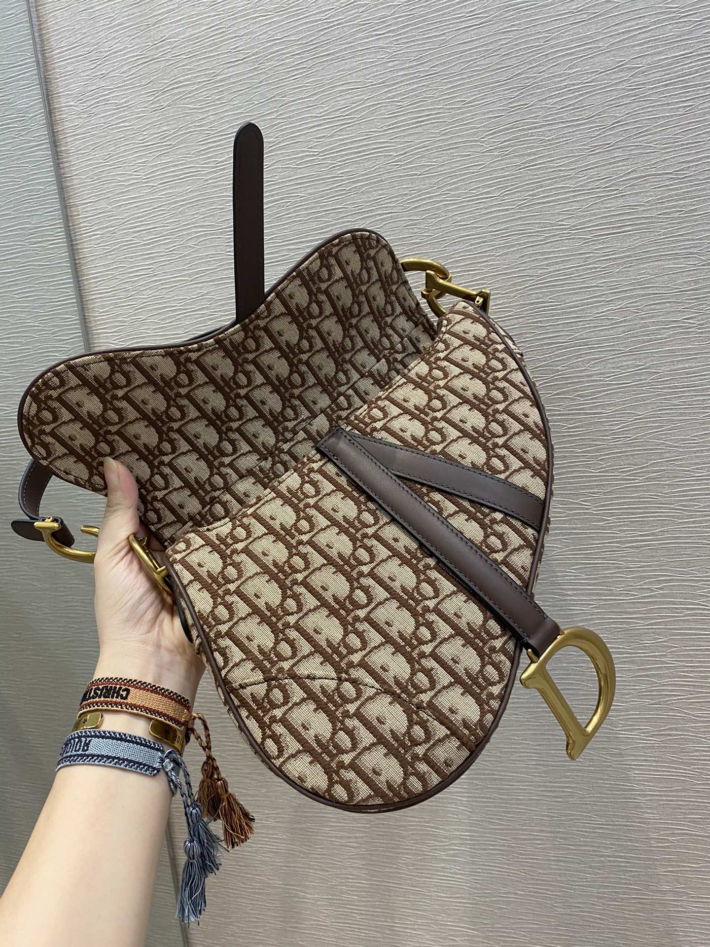 GLAMI Saddle Bag Brown For Women 10in/26cm CD