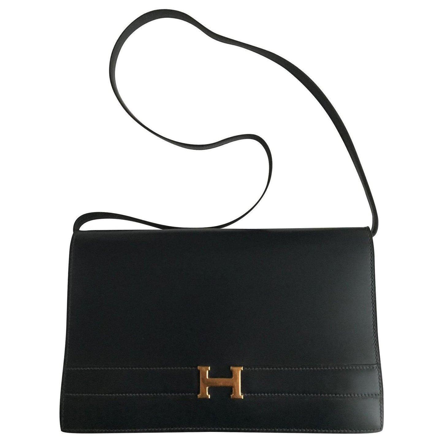 HERMÈS Lydie Annie Leather Satchel