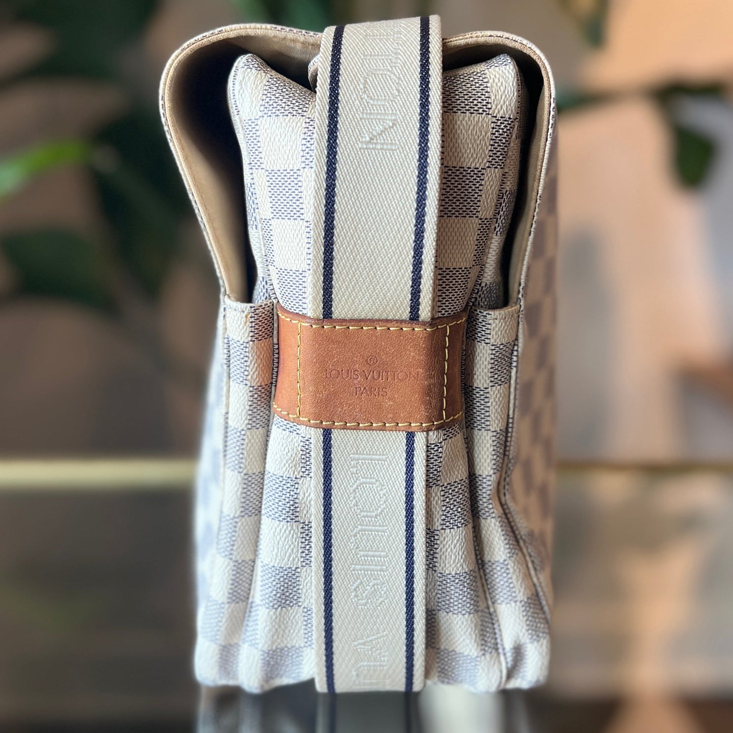 LOUIS VUITTON Damier Azur Naviglio Shoulder Bag