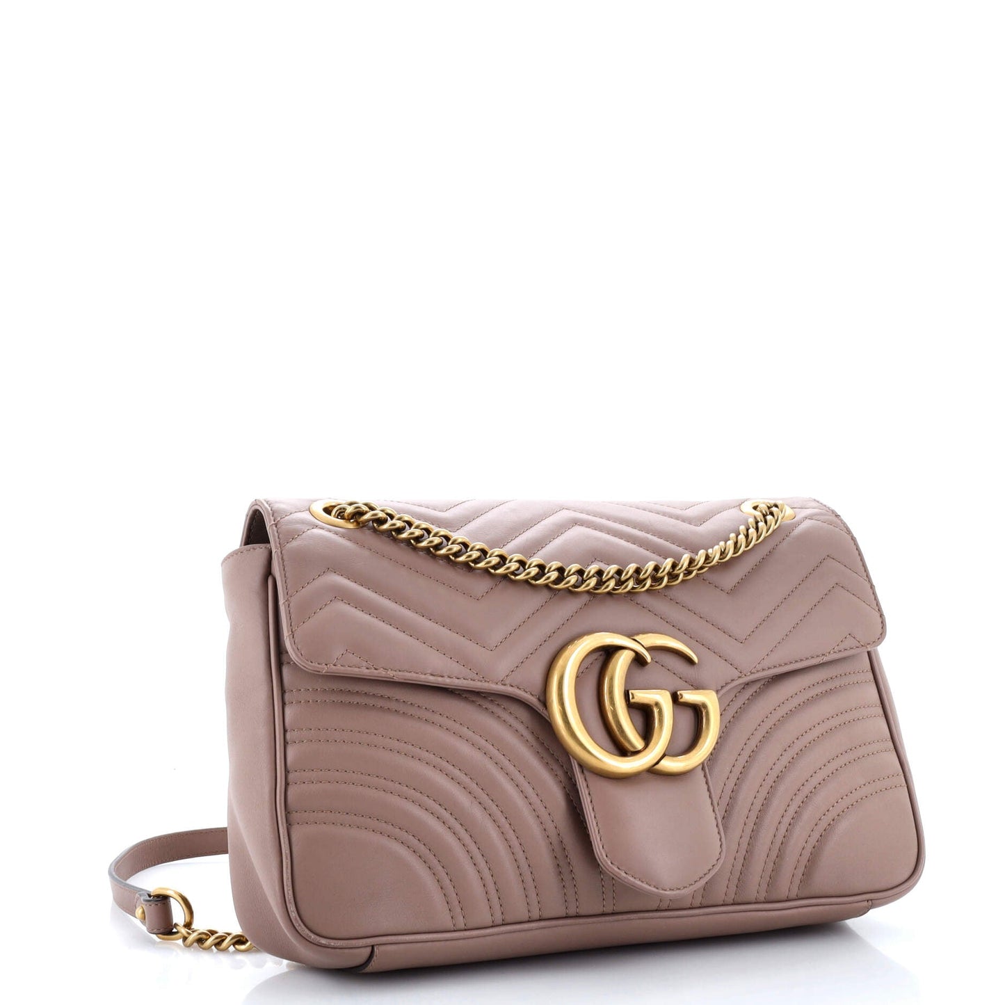 GG Marmont Flap Bag Matelasse Leather Medium