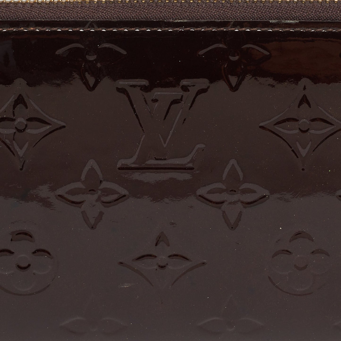 Louis Vuitton Amarante Monogram Vernis Zippy Wallet