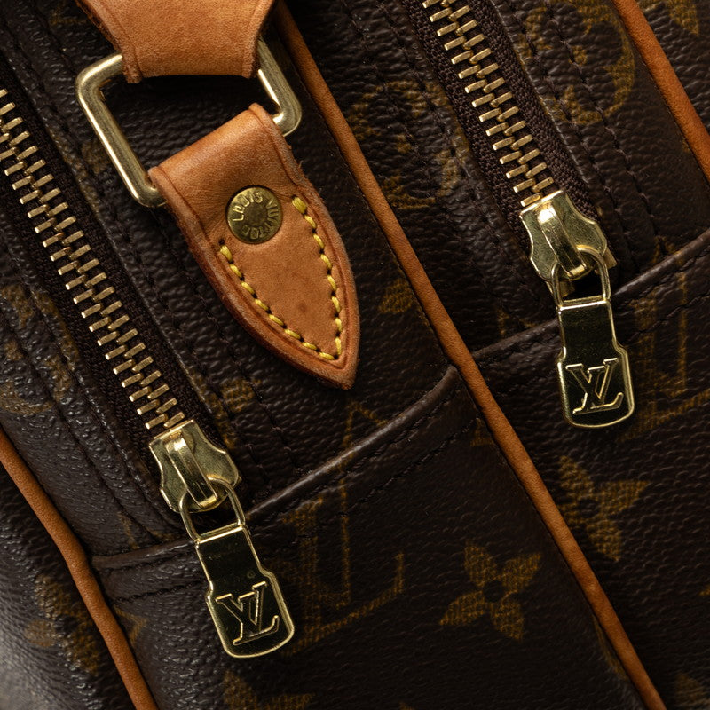 Louis Vuitton Monogram M45254 Shoulder Bag Leather Brown