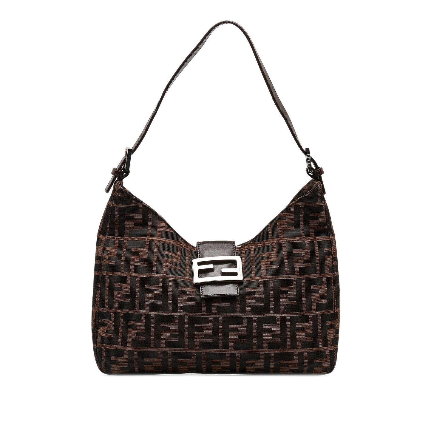 FENDI FF Lock Zucca Shoulder Bag
