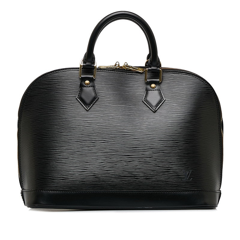 Louis Vuitton Epic Alma Handbag M52142 Noir Black Leather Lady Louis Vuitton