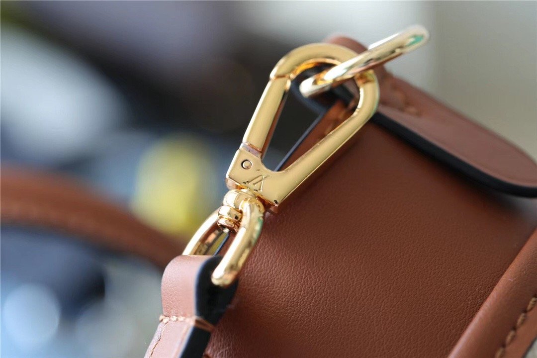 LV On My Side PM Bag Monogram GlamIower For Women 25cm/9.8 Inches Caramel Brown LV M59905