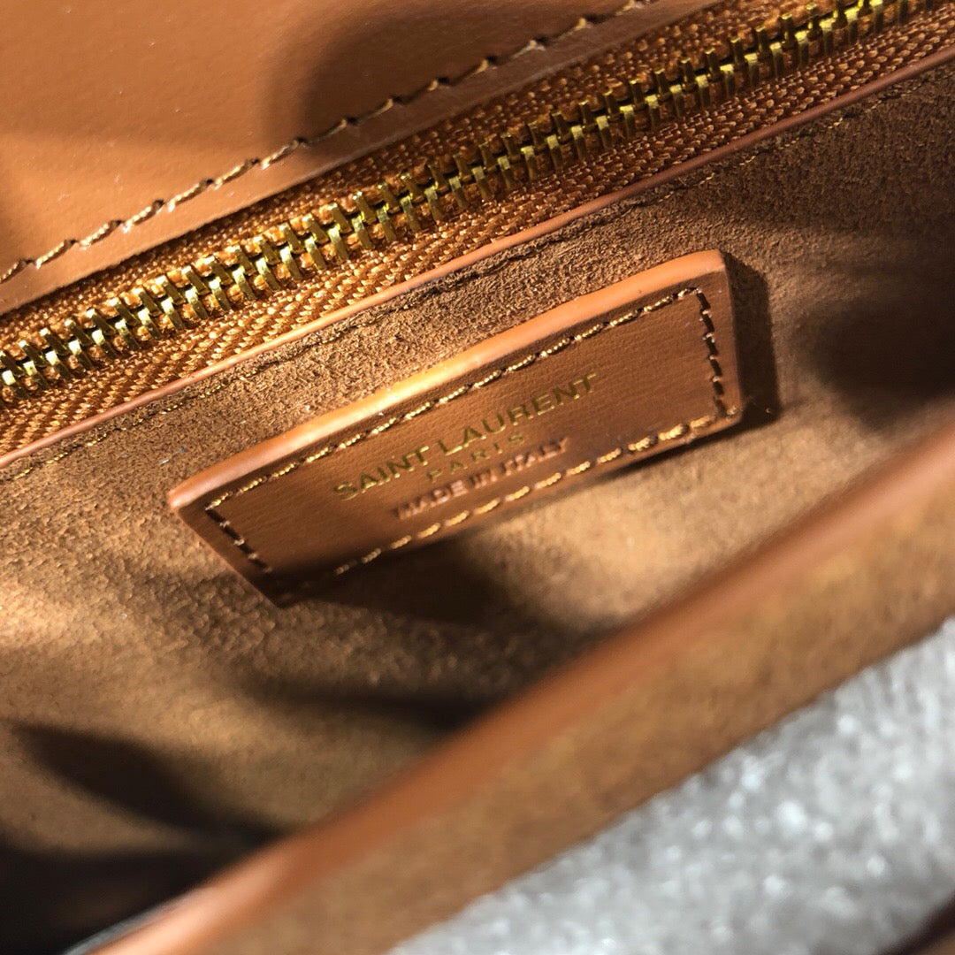 GLAMI Le Cassandra MeGLAMIum Chain Bag In Canvas And BoxNatural Beige For Women 8.6in/22cm YSL