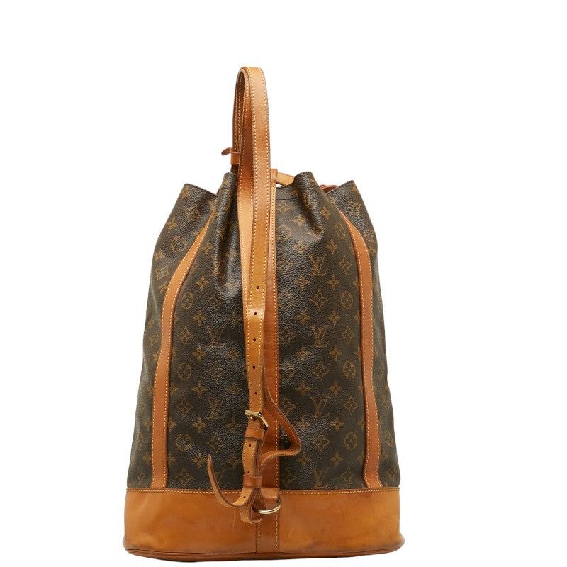 Louis Vuitton Monogram Landnet GM Shoulder Bag M42244 Brown PVC Leather  Louis Vuitton