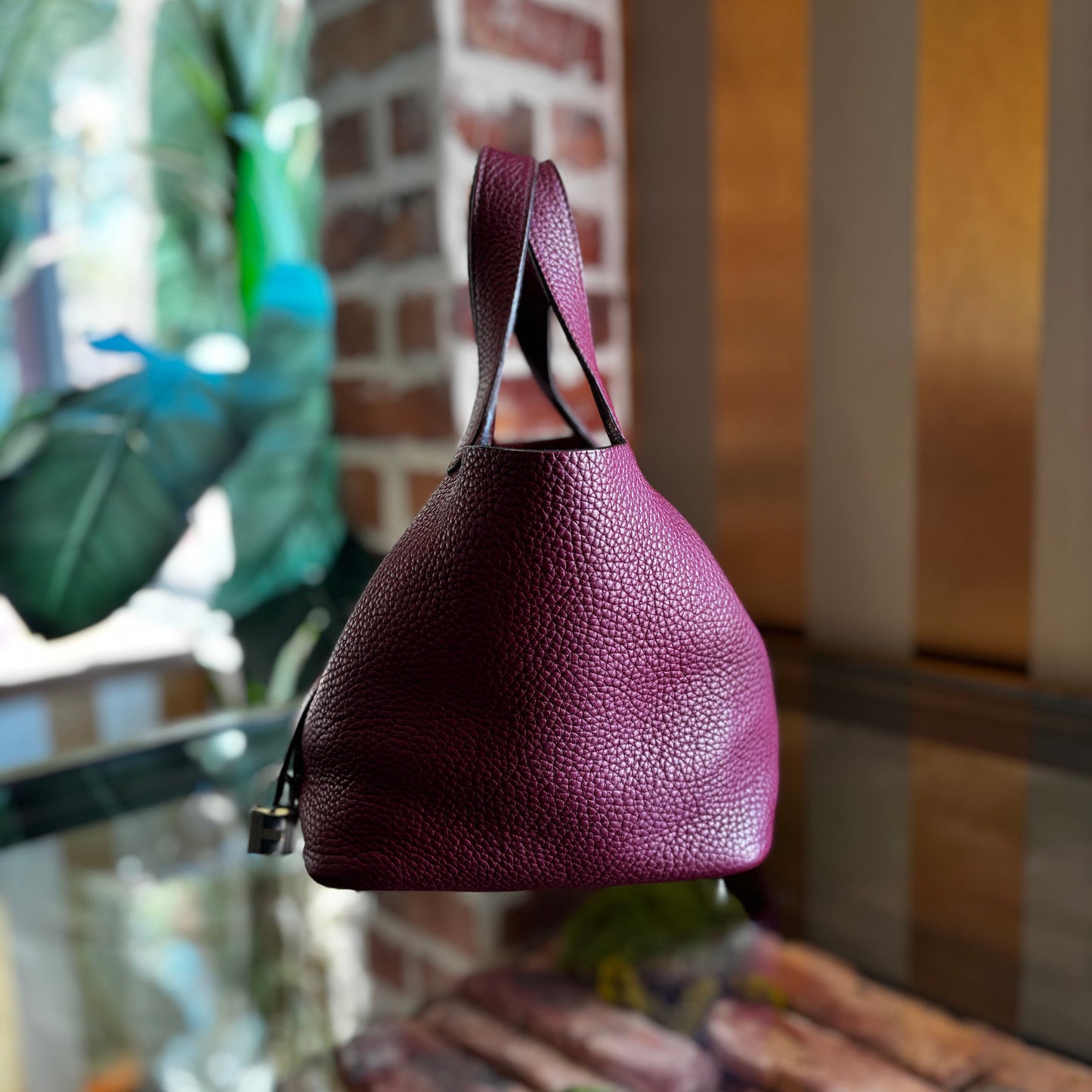 HERMES Picotin Lock PM Taurillon Clemence Tote