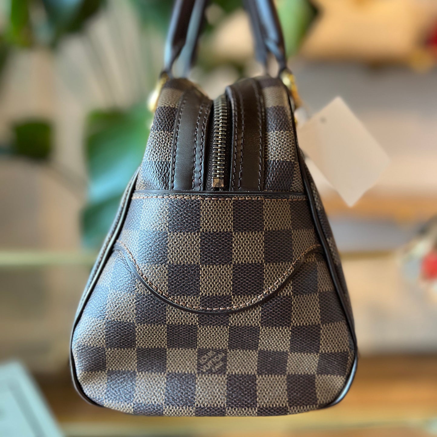 LOUIS VUITTON Duomo Damier Ebene Satchel