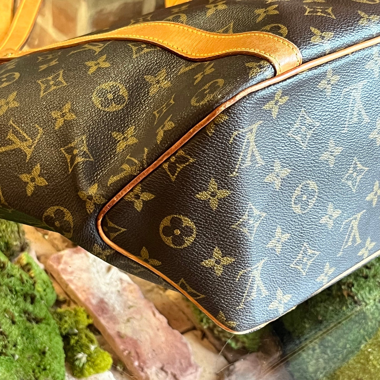 LOUIS VUITTON Sac Shopping Monogram Canvas Vintage Tote