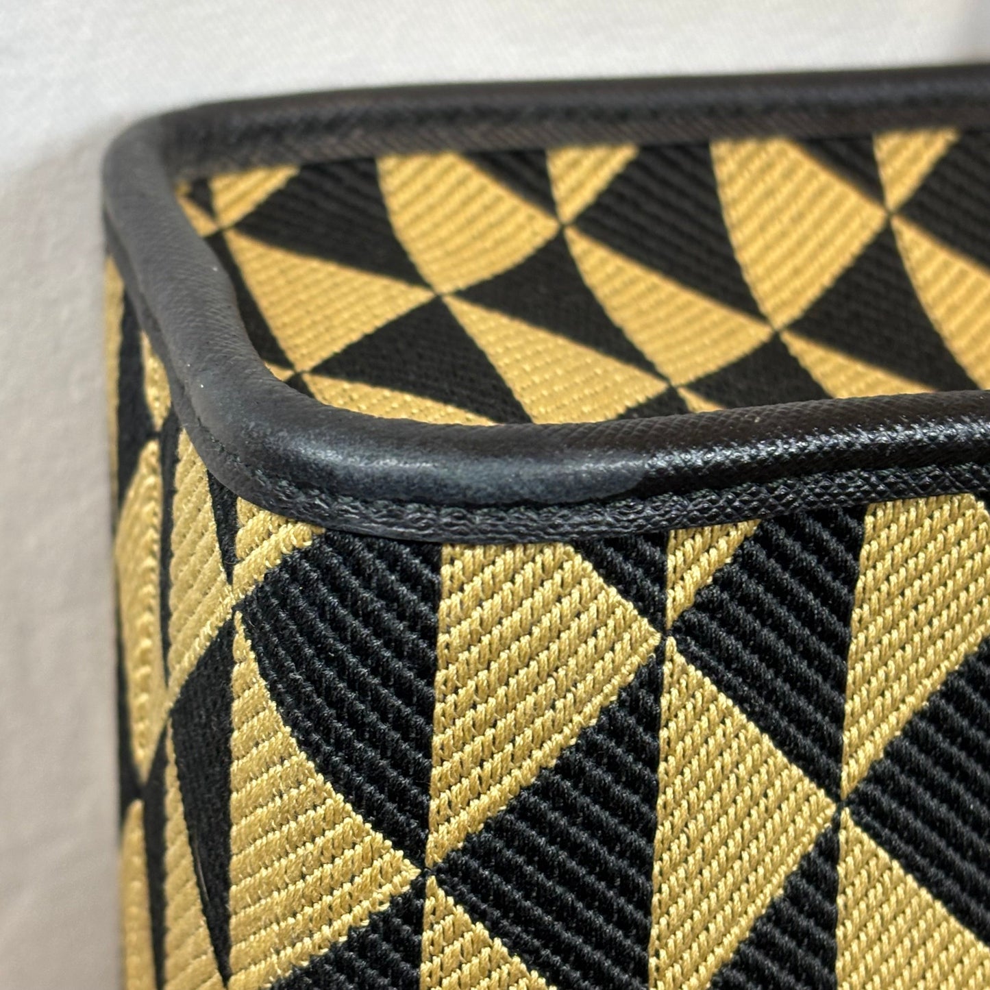 PRADA Large Symbole Embroidered Fabric Tote Bag