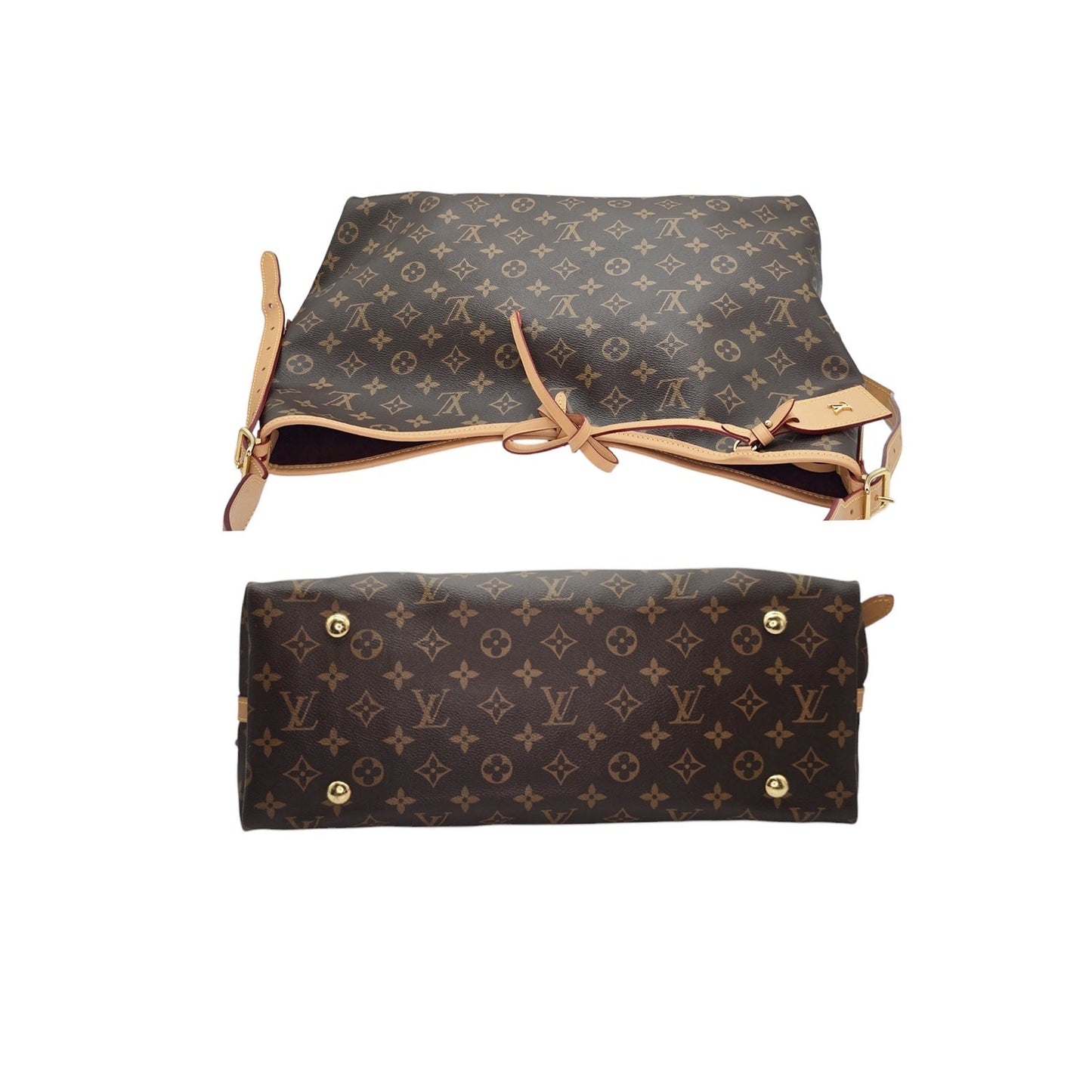 Louis Vuitton Monogram Canvas CarryAll MM Hobo