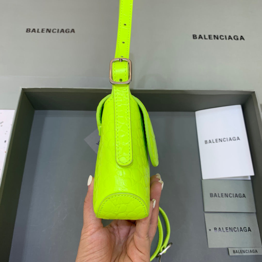 Balen XX Small GlamIap Bag Box Green Neon, For Women,  Bags 10.6in/27cm