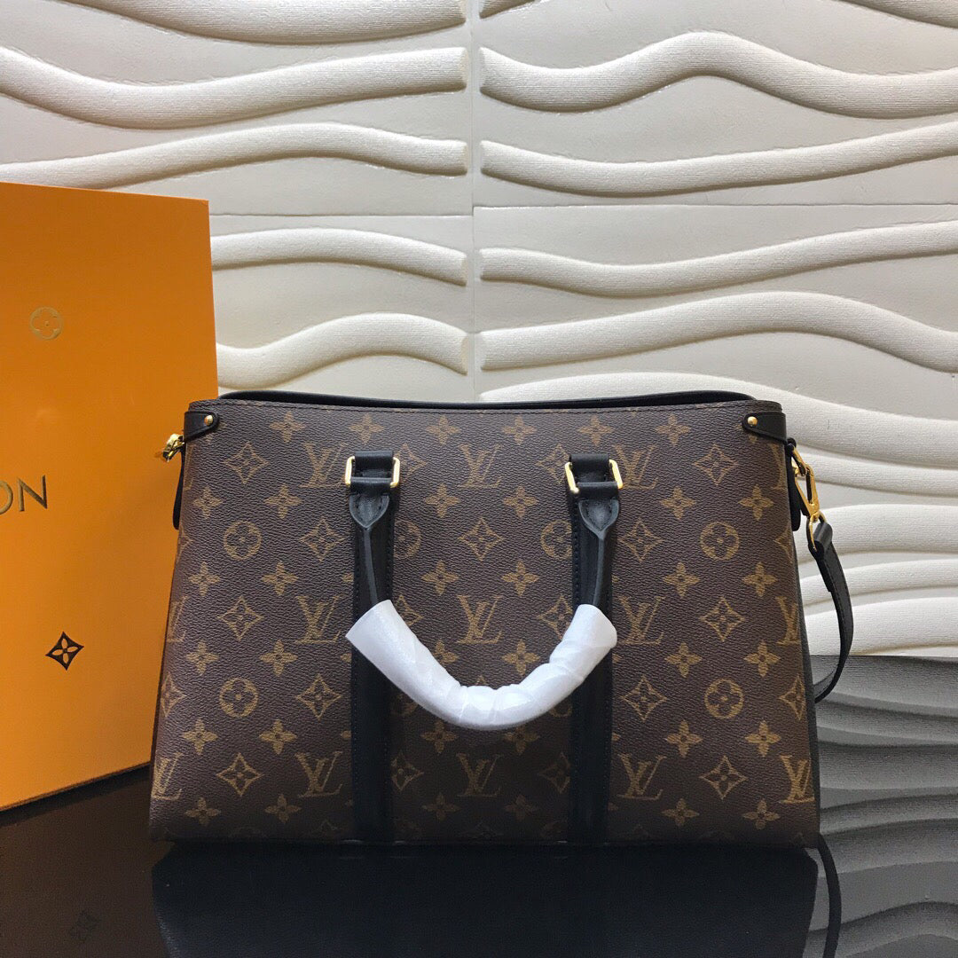 LV SoufGlamIot MM Monogram Canvas Black For Women, WoHandbag, Shoulder And Crossbody Bags 14.2in/36cm LV M44817