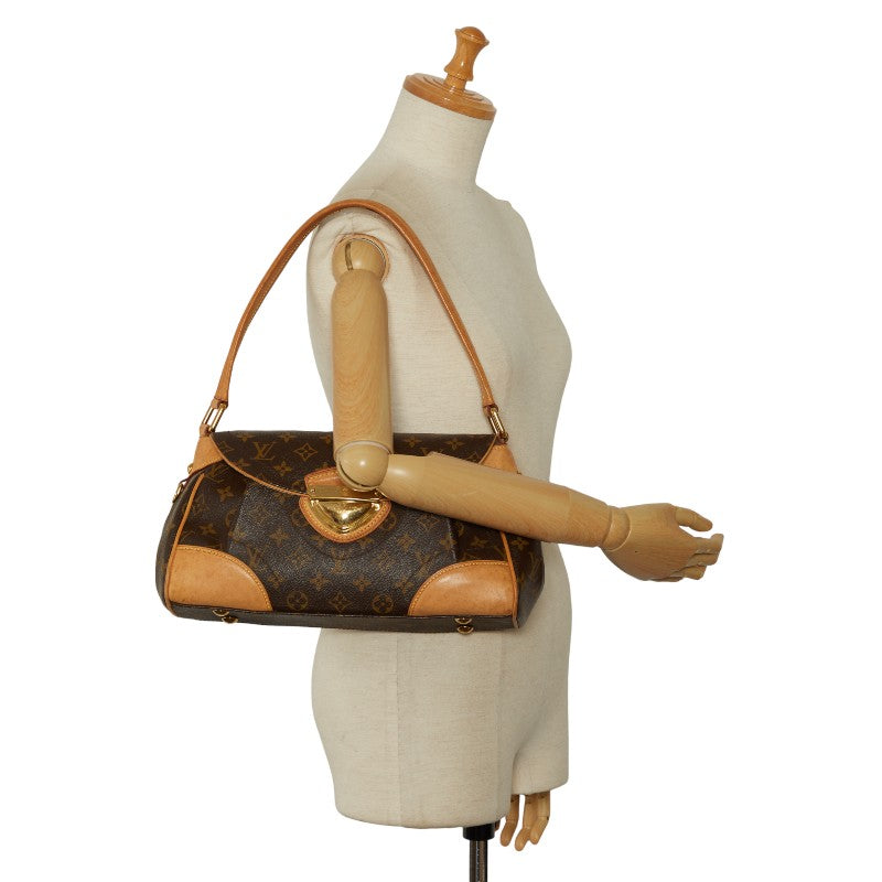 Louis Vuitton Monogram M40121 Handbag PVC/Leather Brown