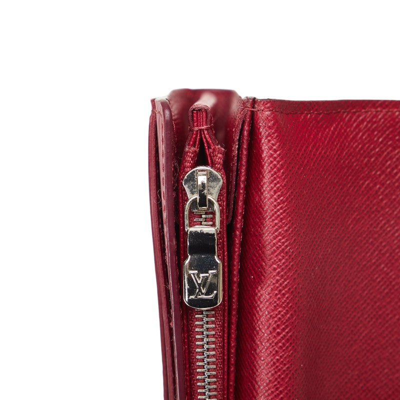 Louis Vuitton Epic Portfolio Sarah Long Wallet M60580 Fushai Pink Leather  Louis Vuitton
