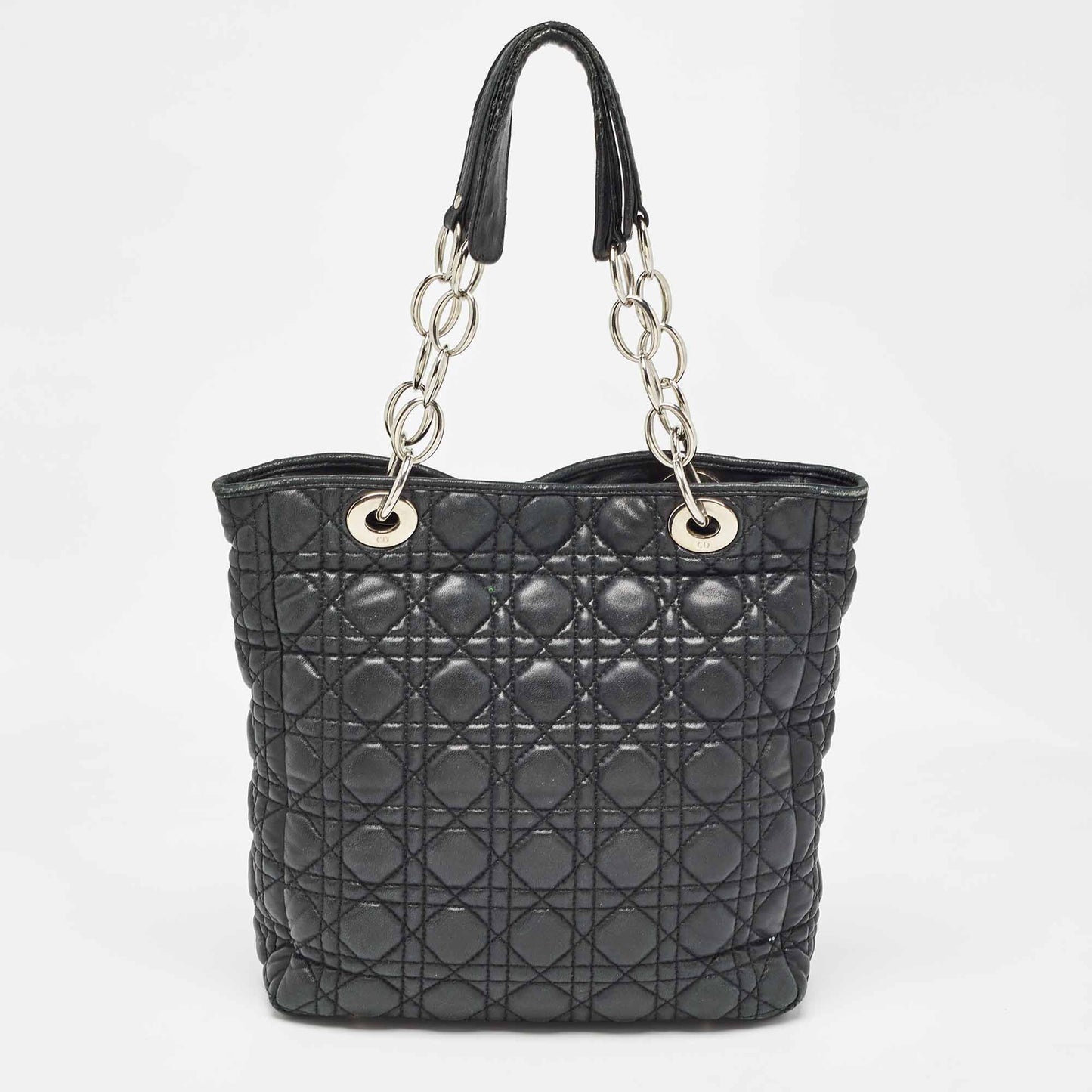 Dior  Cannage Quilted Leather Soft Lady Dior Tote