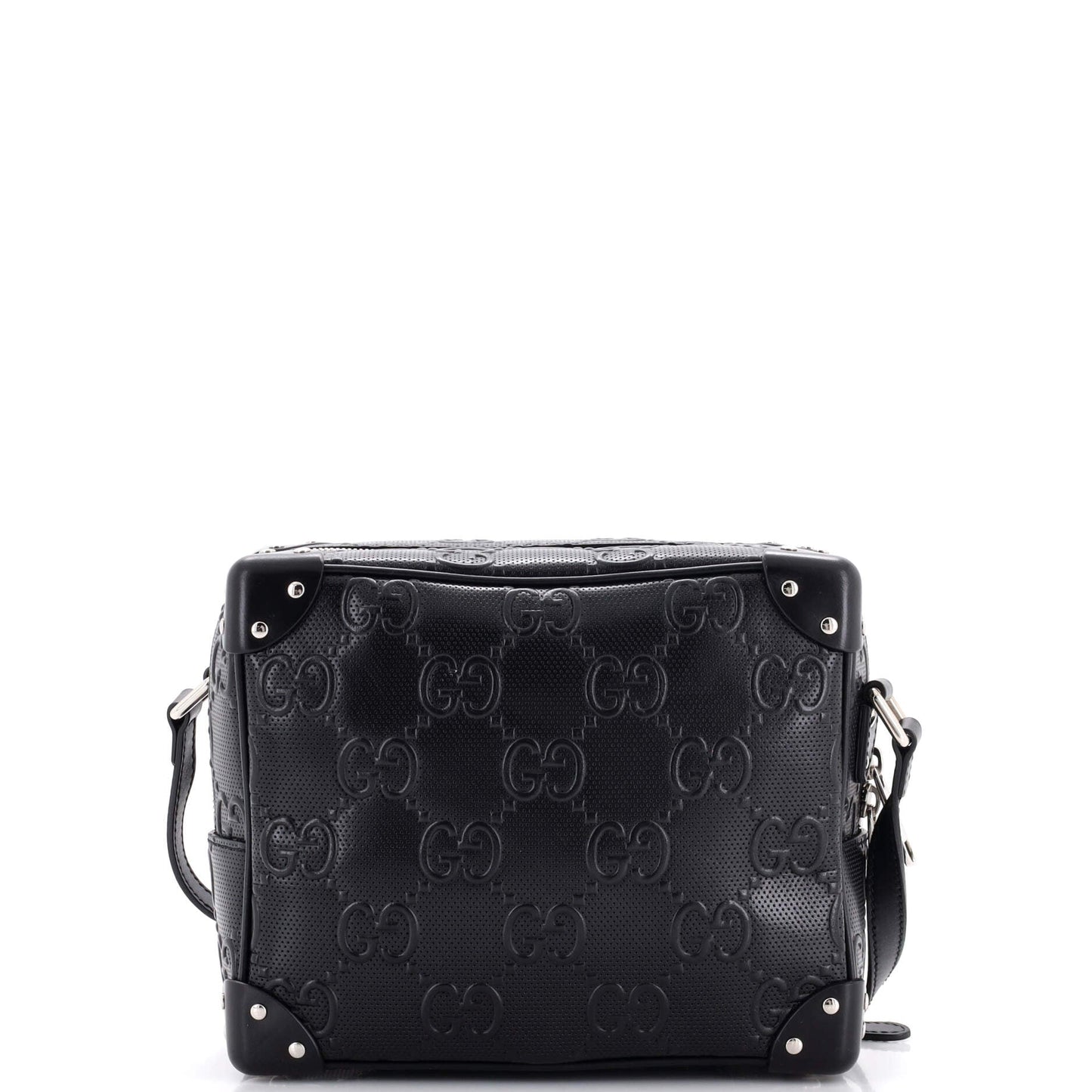 Trunk Shoulder Bag GG Embossed Leather