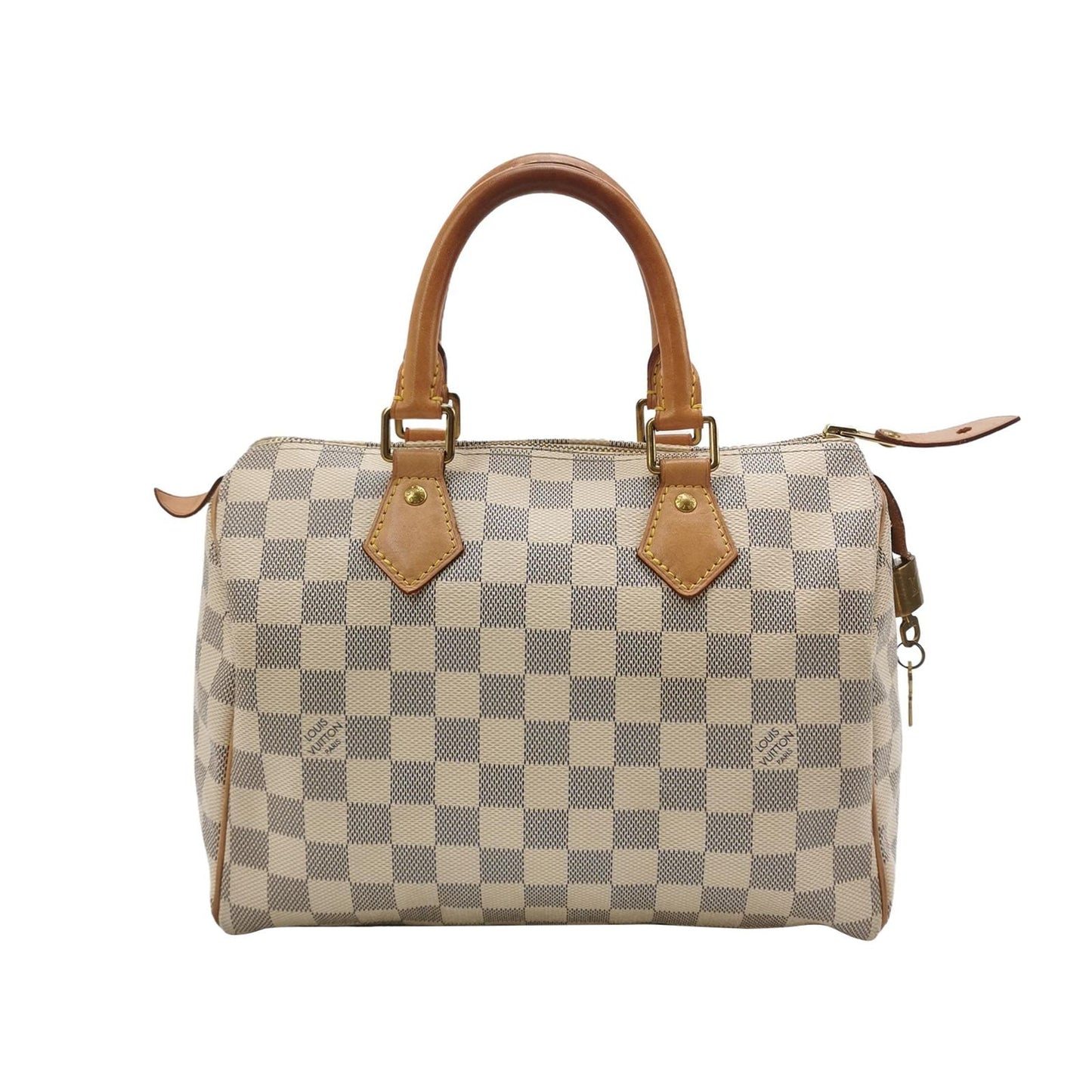 Preloved GLM-Speedy 25 Damier Canvas Boston Bag 250415781149716