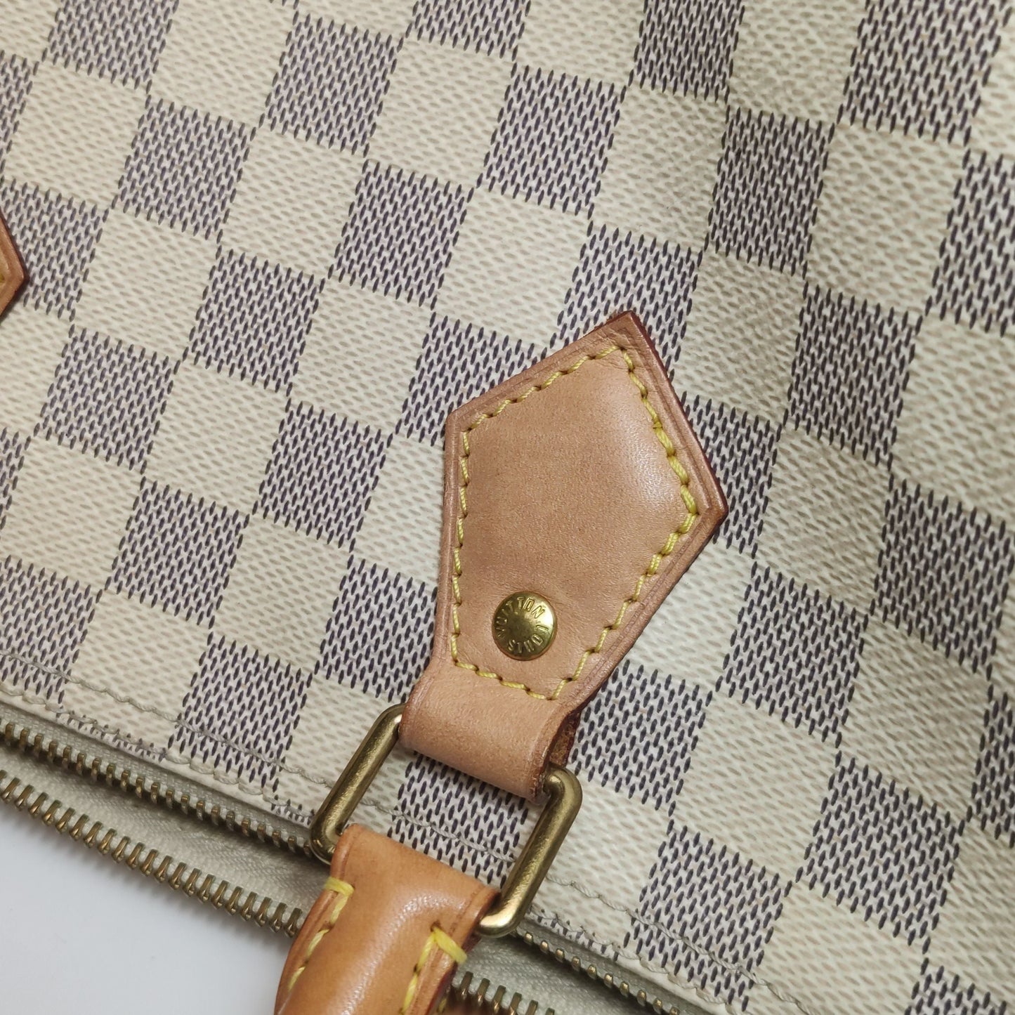 Preloved GLM-Speedy 25 Damier Canvas Boston Bag 250415781149716