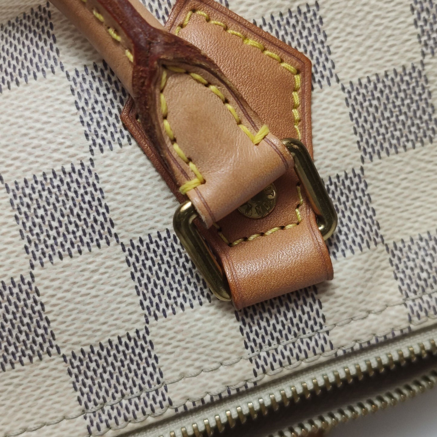 Preloved GLM-Speedy 25 Damier Canvas Boston Bag 250415781149716