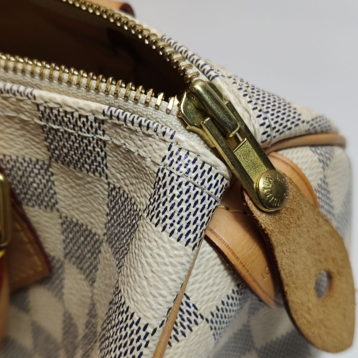 Preloved GLM-Speedy 25 Damier Canvas Boston Bag 250517781196411