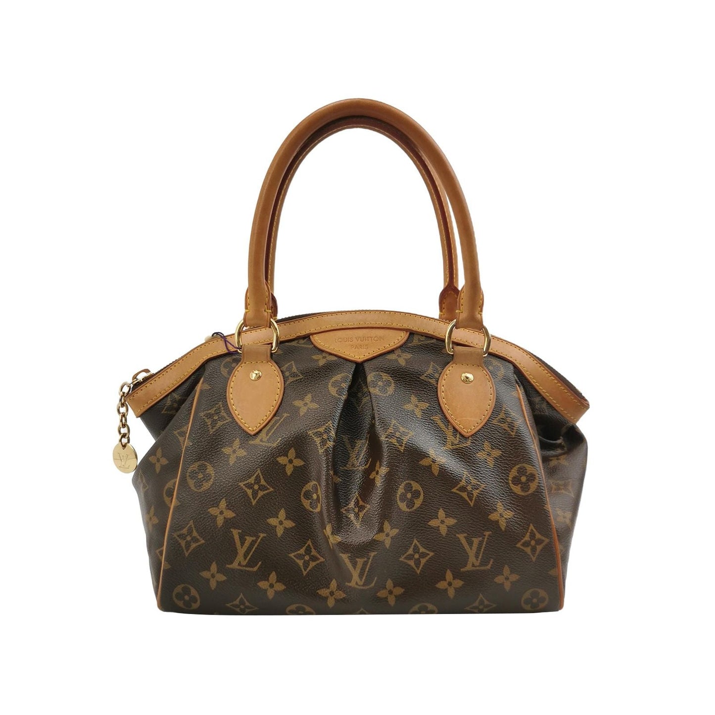 Preloved GLM-Tivoli PM Monogram Canvas Pleated Handbag 250516781195051