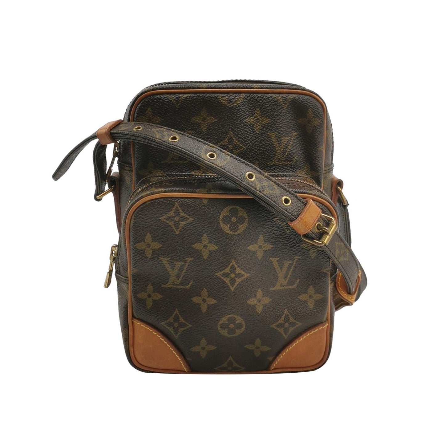Preloved GLM-Danube Camera Bag Monogram Print  Crossbody Bag 250511781188407