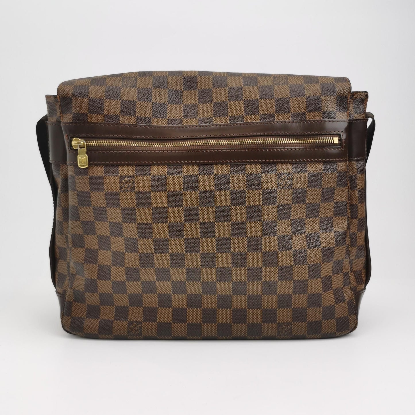 Preloved GLM-Bastille Leather Checkerboard Shoulder Bag 250513781190426