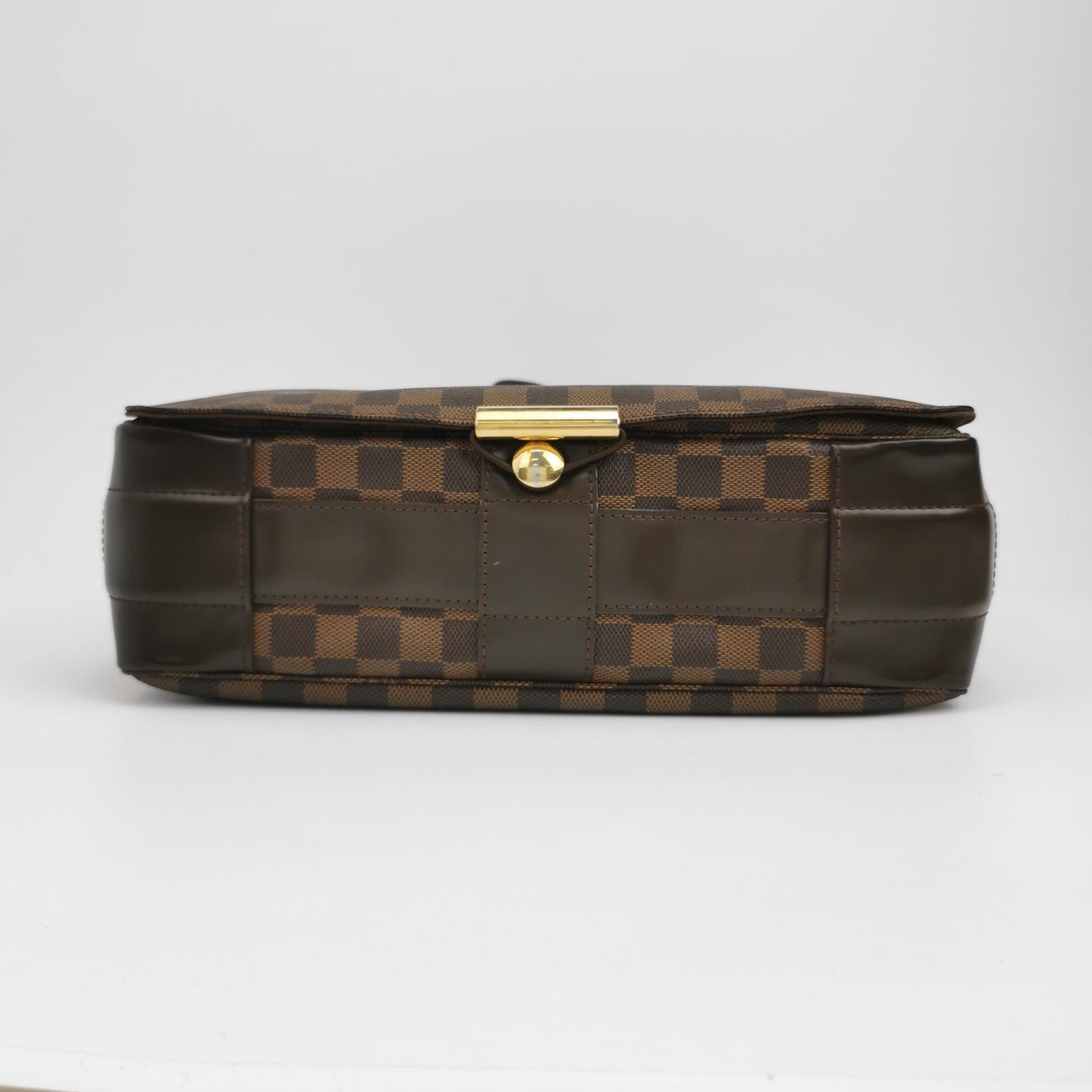 Preloved GLM-Bastille Leather Checkerboard Shoulder Bag 250513781190426
