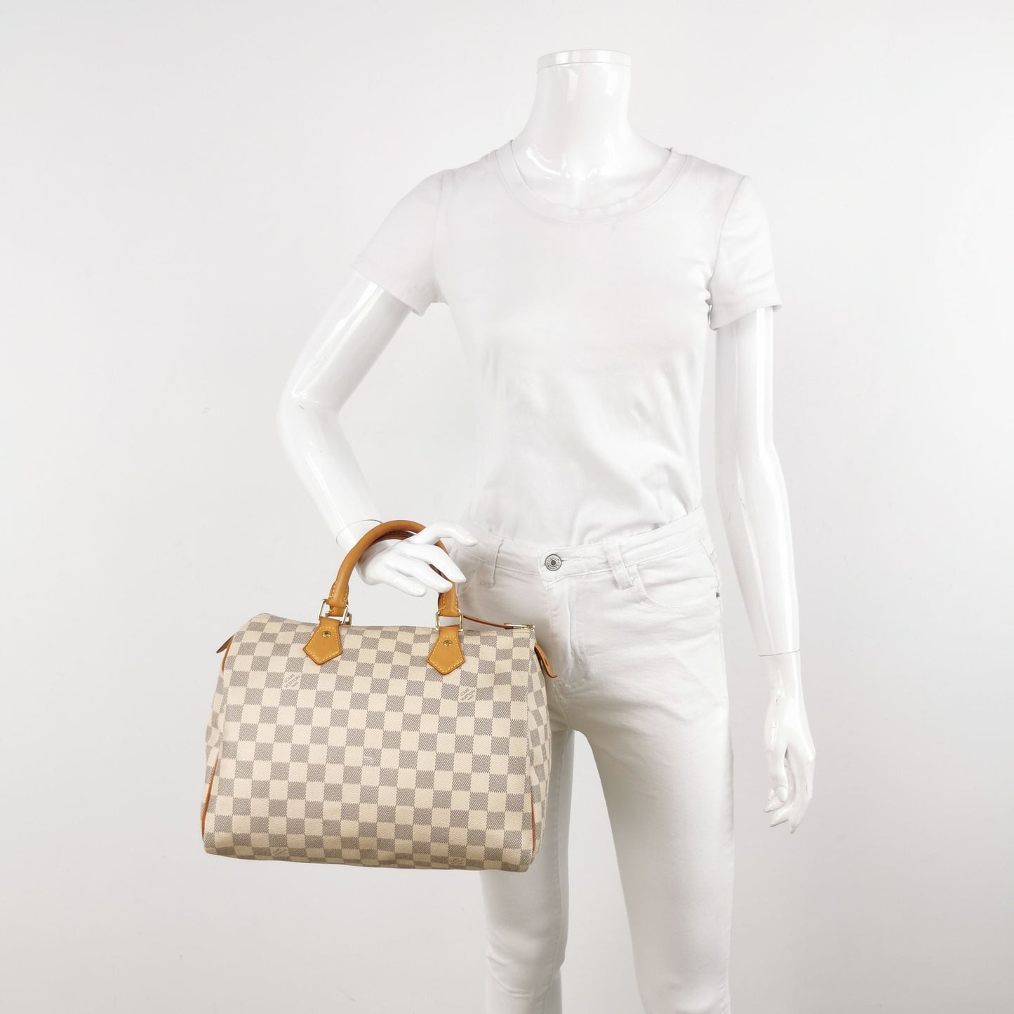 Preloved GLM-Speedy 30 Damier Ebene Boston Bag 250517781196243