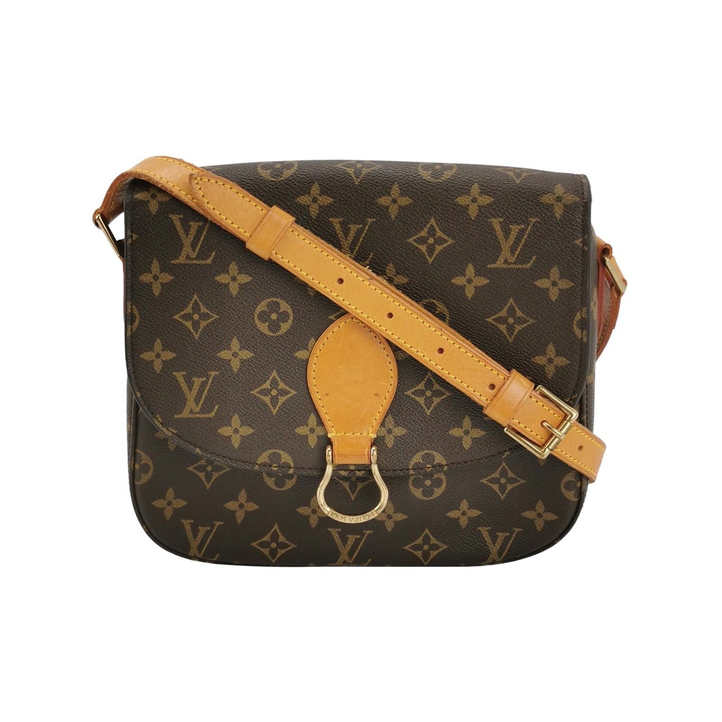 Preloved GLM-Saint Cloud Large Monogram Canvas Buckle  Crossbody Bag 057851500767
