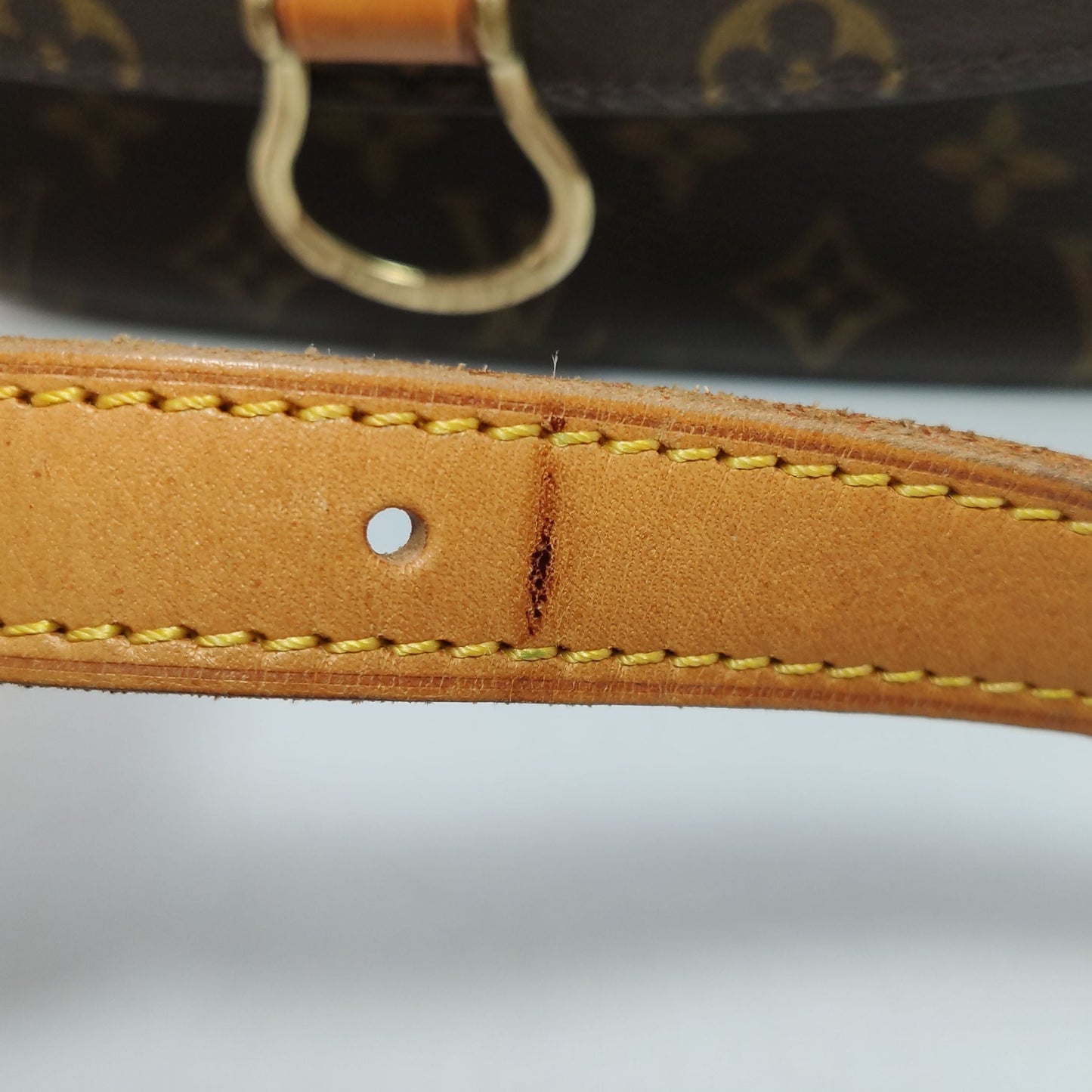 Preloved GLM-Saint Cloud Large Monogram Canvas Buckle  Crossbody Bag 057851500767