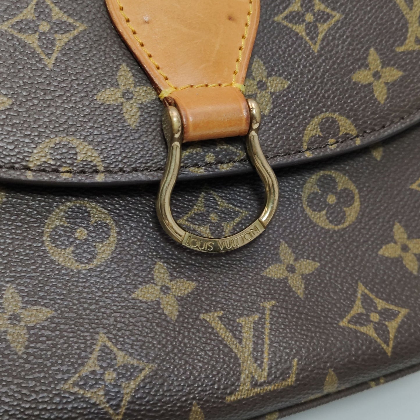 Preloved GLM-Saint Cloud Large Monogram Canvas Buckle  Crossbody Bag 057851500767