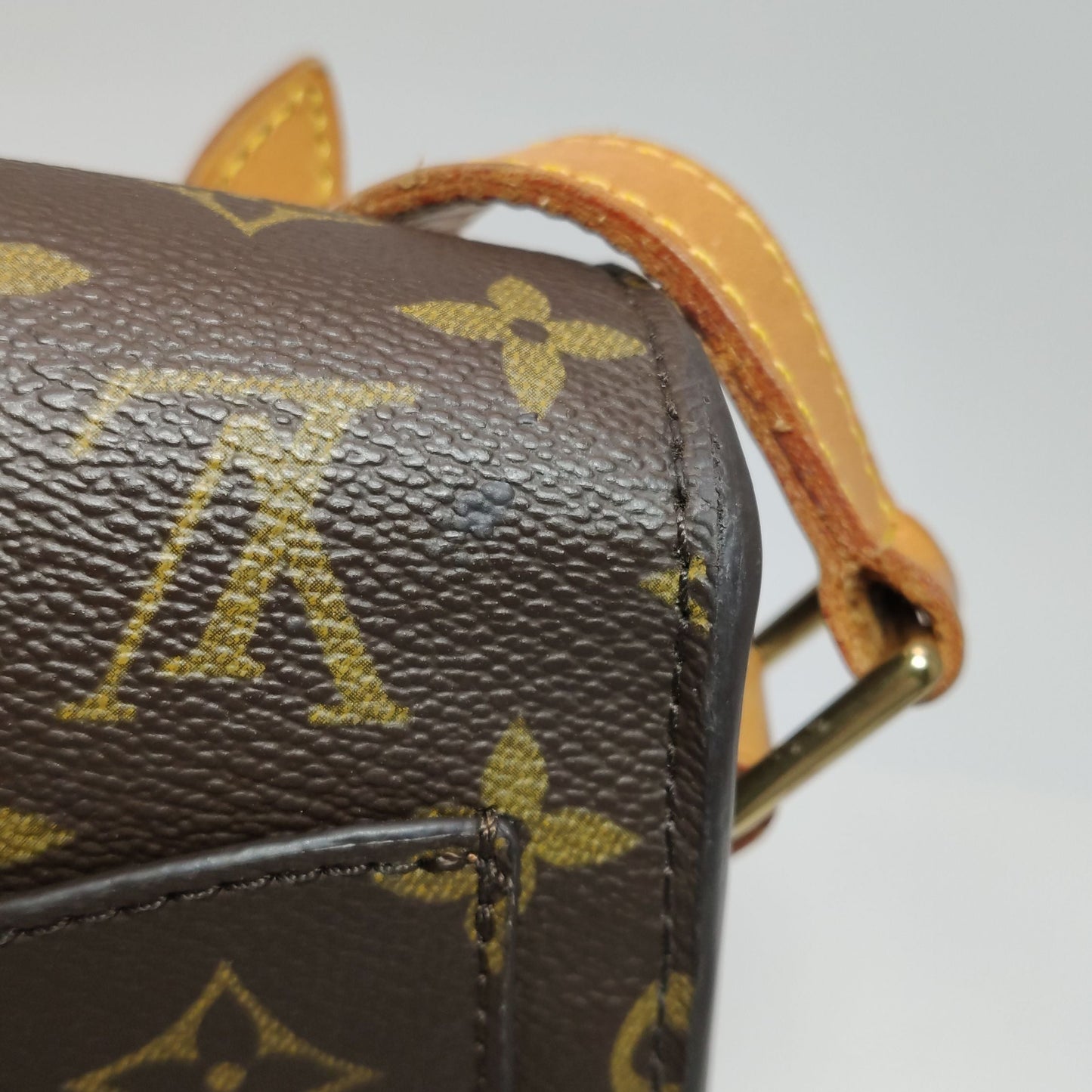 Preloved GLM-Saint Cloud Large Monogram Canvas Buckle  Crossbody Bag 057851500767