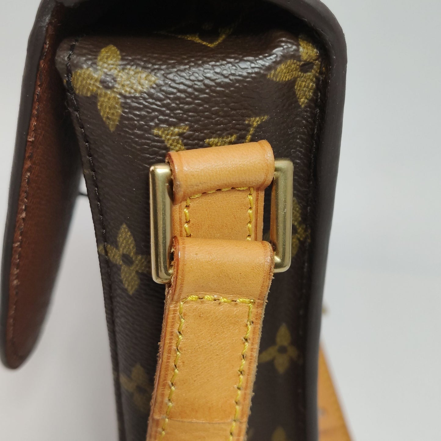 Preloved GLM-Saint Cloud Large Monogram Canvas Buckle  Crossbody Bag 057851500767