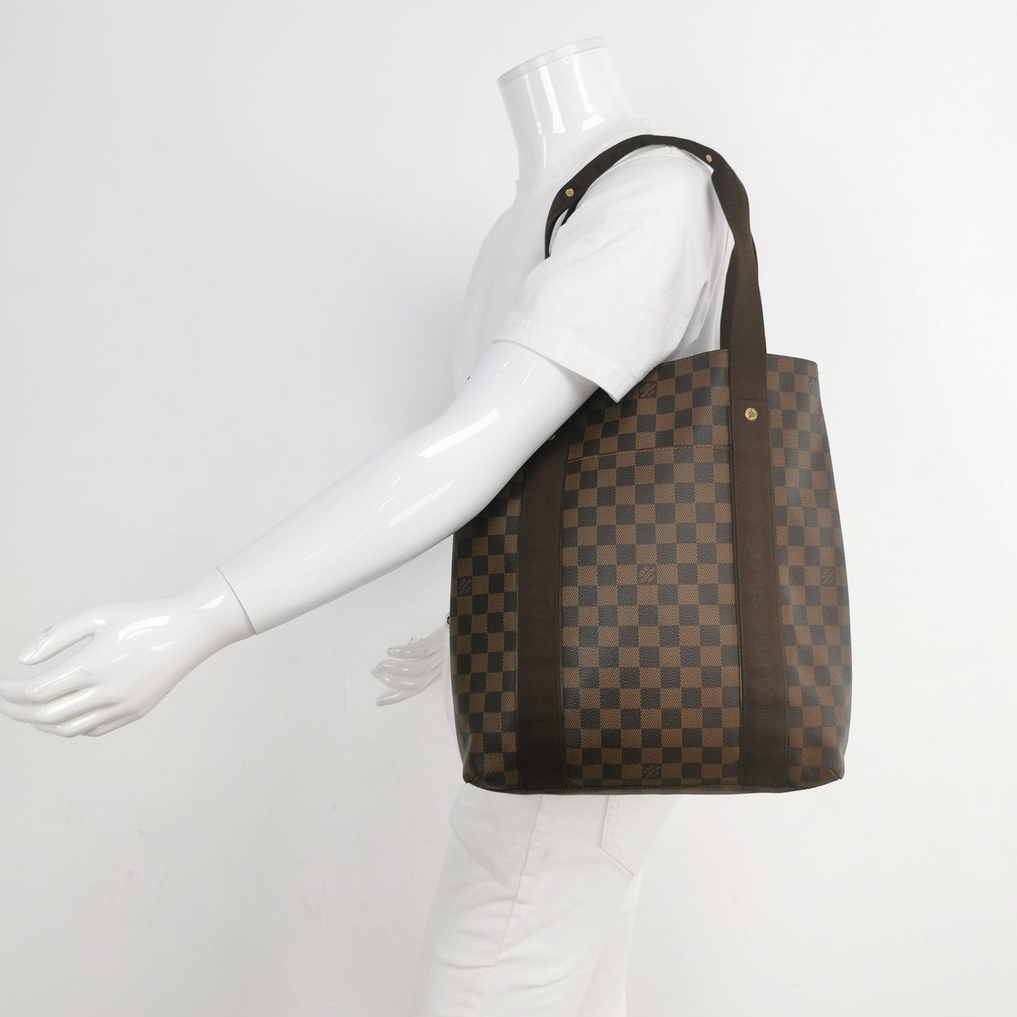 Preloved GLM-Cabas Beaubourg Checkerboard Shoulder Bag 250513781191353