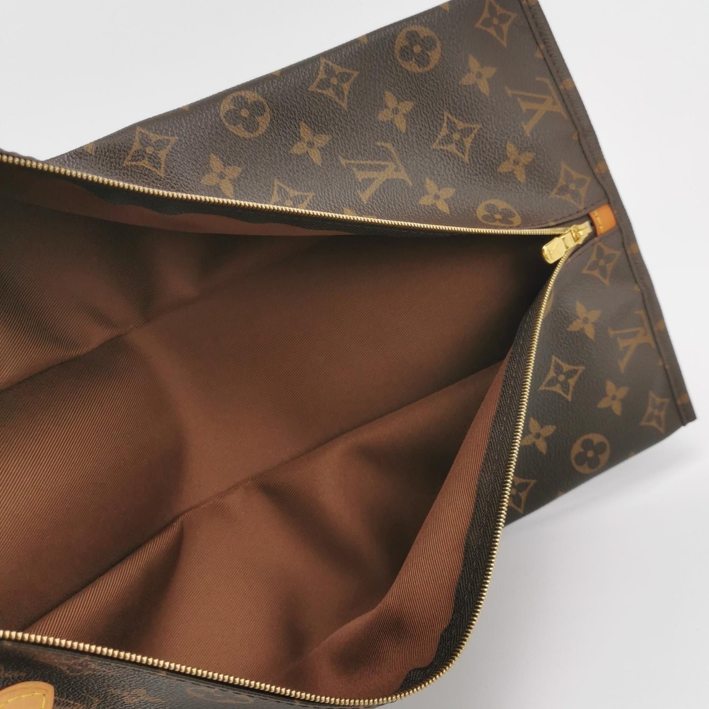 Preloved GLM-Shoe Case Monogram Print Handbag 250512781189460