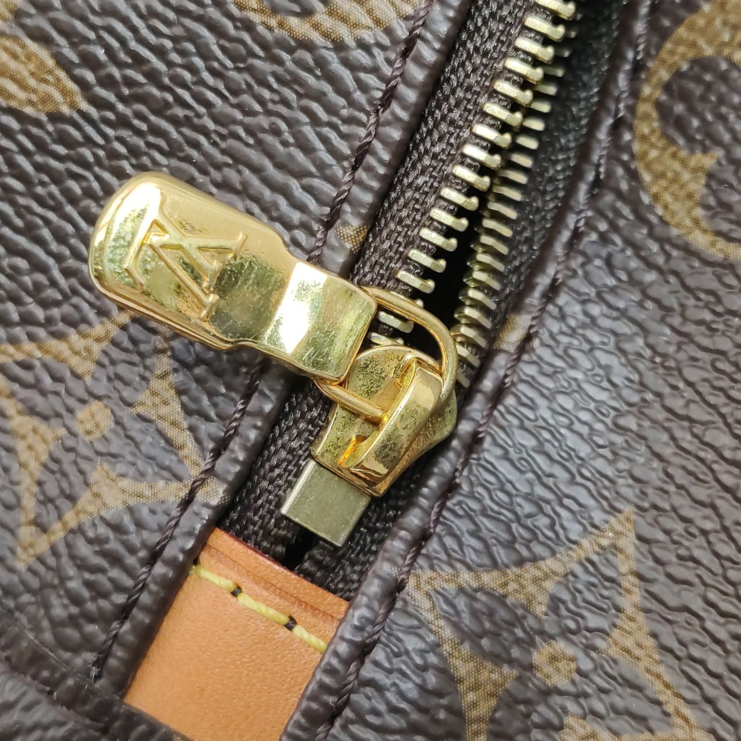 Preloved GLM-Shoe Case Monogram Print Handbag 250512781189460