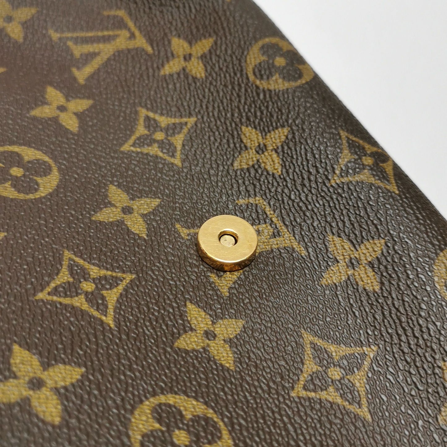 Preloved GLM-Musette Wangfei Bag Small Monogram Print Flap  Shoulder Bag 250430781172584