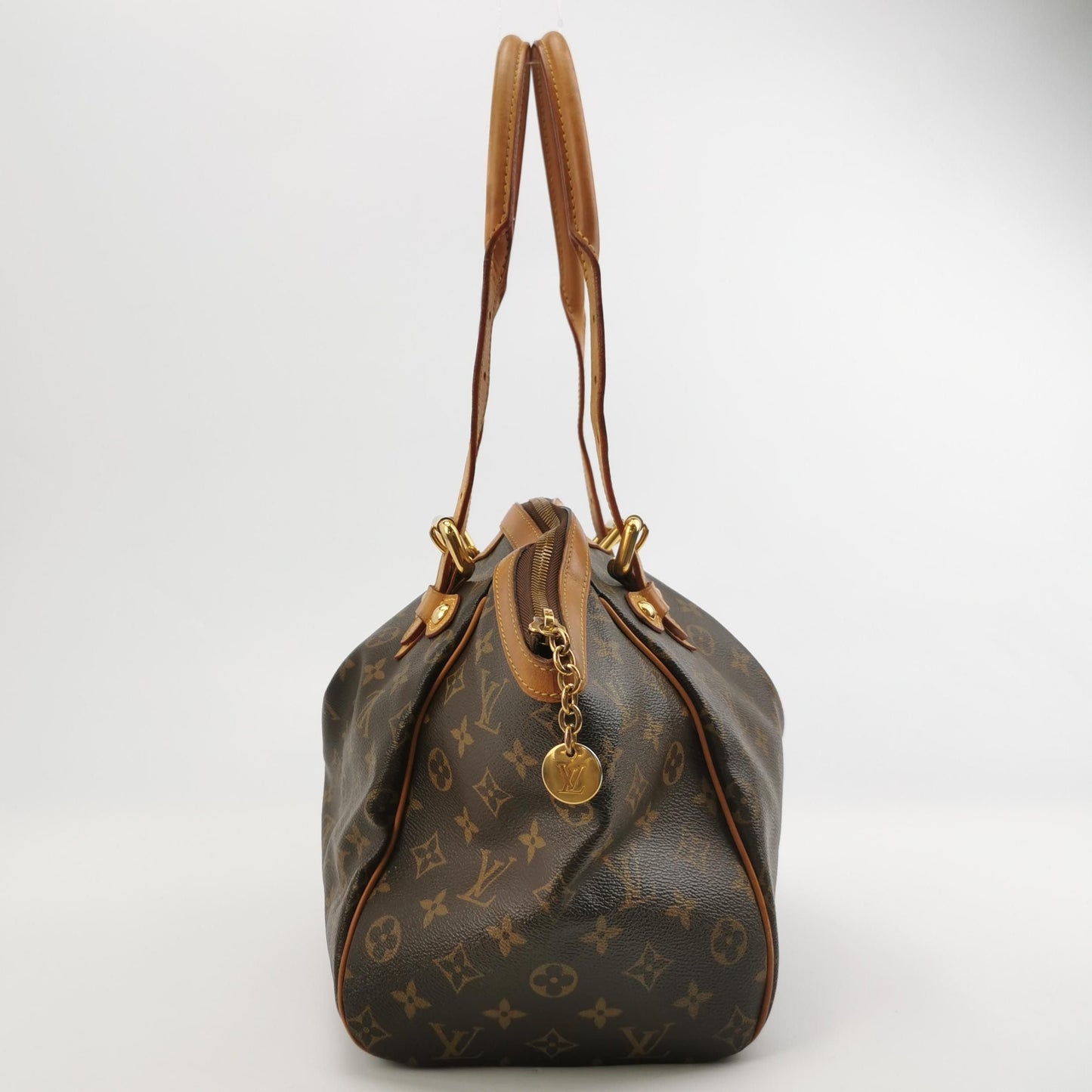Preloved GLM-Tivoli GM Monogram Canvas Pleated Shoulder Bag 250513781190657