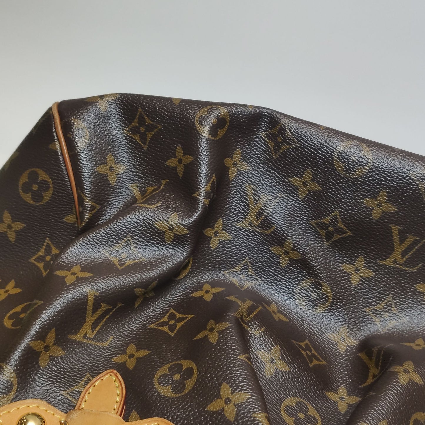 Preloved GLM-Tivoli GM Monogram Canvas Pleated Shoulder Bag 250513781190657