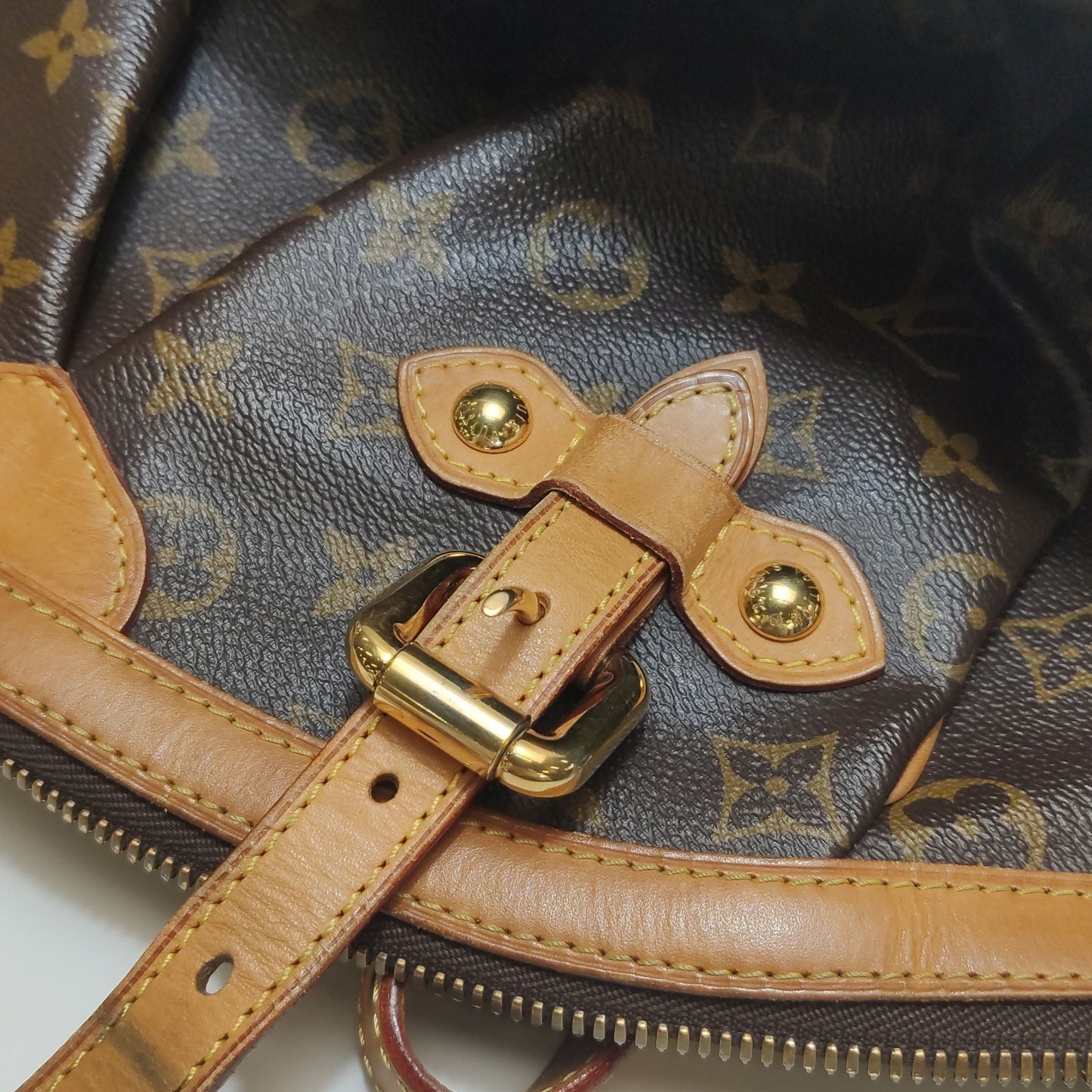 Preloved GLM-Tivoli GM Monogram Canvas Pleated Shoulder Bag 250513781190657